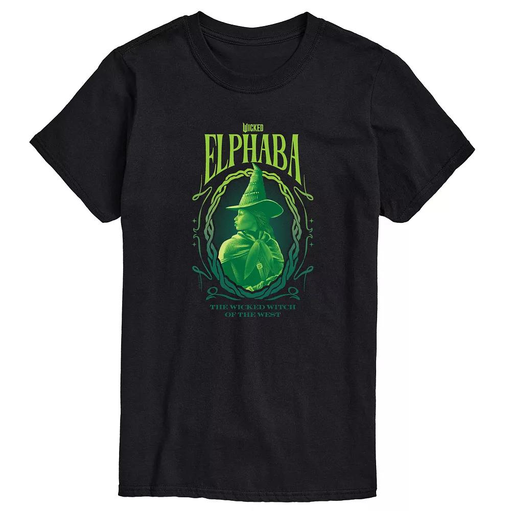 Big & Tall Wicked Elphaba Wicked Witch Of The West Graphic Tee, Men's,  Product Image