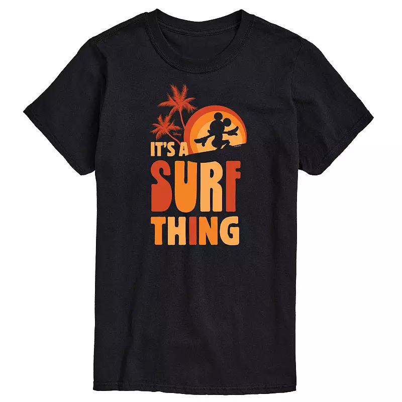 Disney's Mickey Mouse Men's "It's A Surf Thing" Graphic Tee,  Product Image