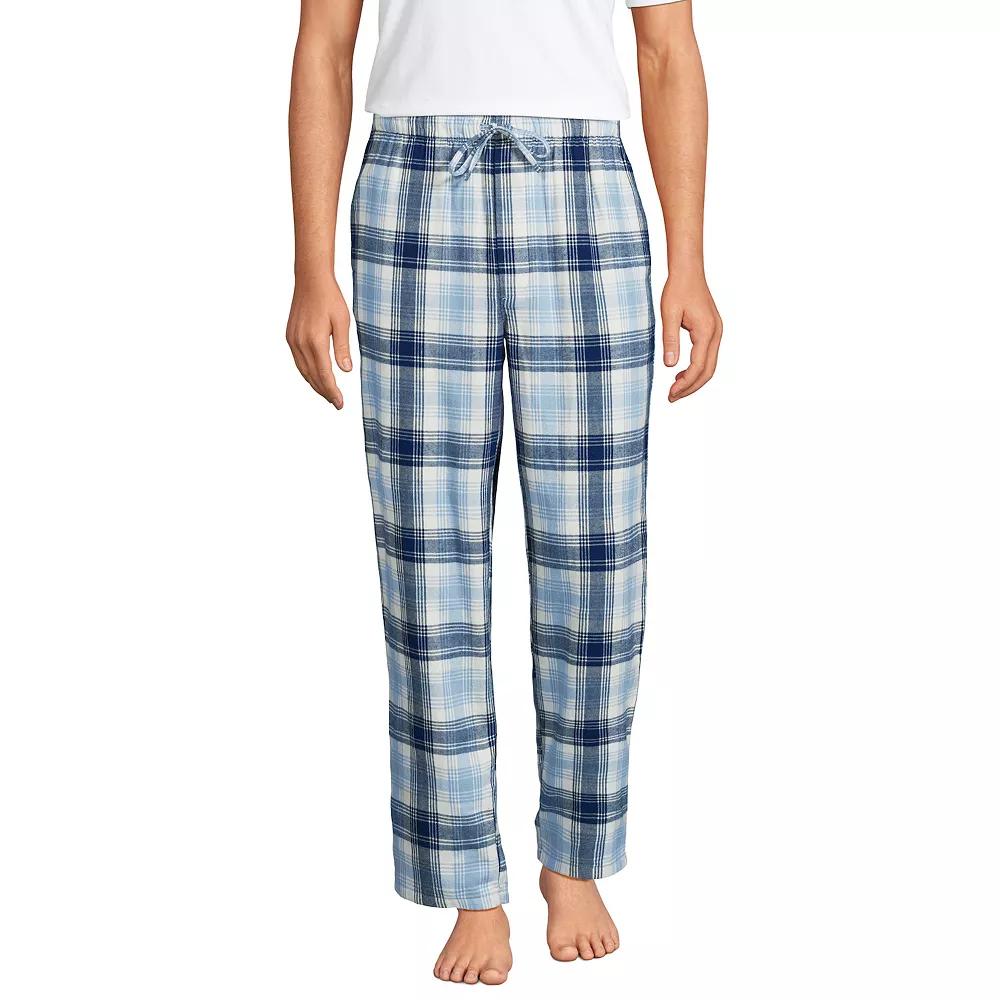 Big & Tall Lands' End Flannel Pajama Pants, Men's,  Product Image