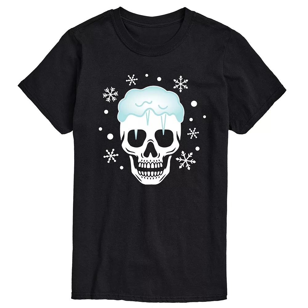 Big & Tall Frozen Skull Graphic Tee, Men's,  Product Image