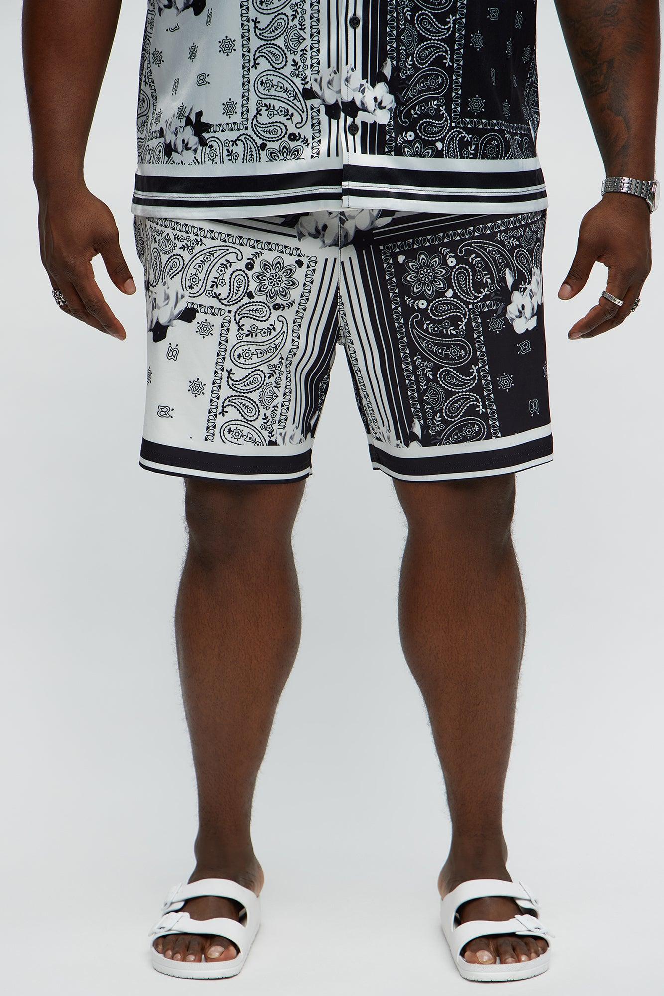 Paisley Drift Swim Classic Trunk - Black/combo Male Product Image