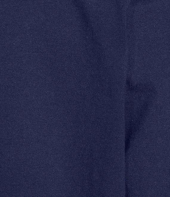 JOHNNY WAS Crochet Trim Crew Neck Short Sleeve Cotton Knit Tee Product Image