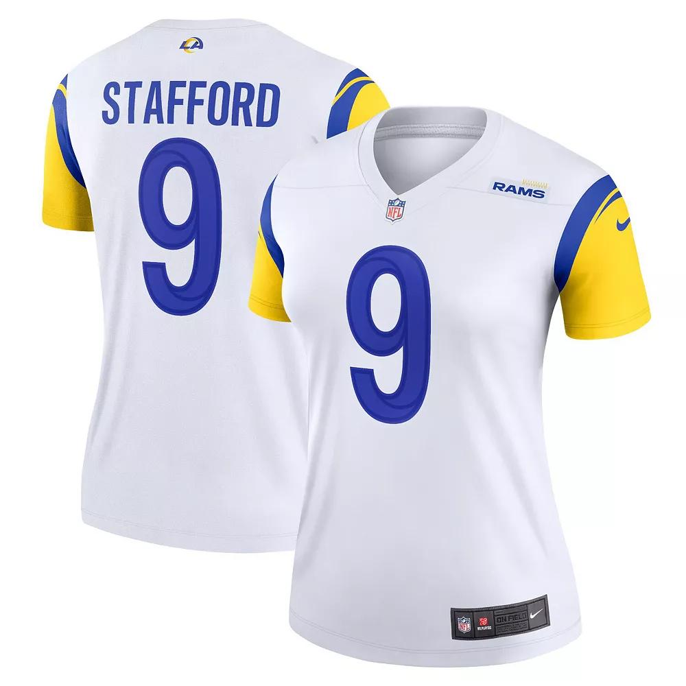 Women's Nike Matthew Stafford White Los Angeles Rams Legend Jersey,  Product Image