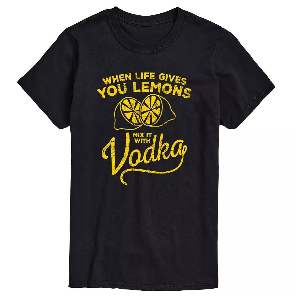 Men's When Life Gives Lemons Mix Vodka Graphic Tee,  Product Image