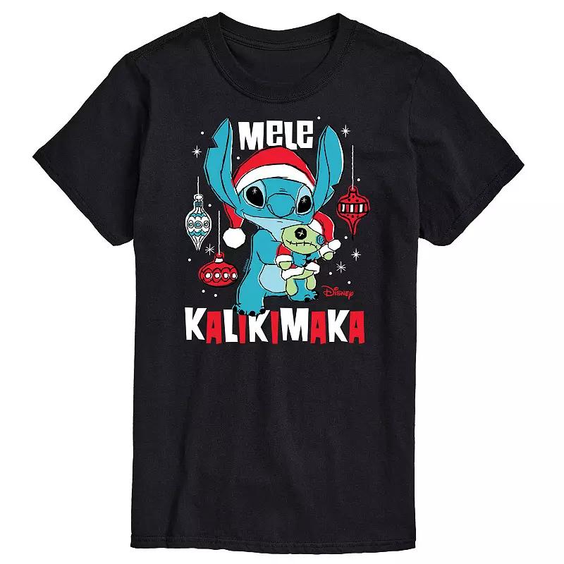 Disney's Lilo & Stitch Big & Tall Mele Kalikimaka Graphic Tee, Men's,  Product Image