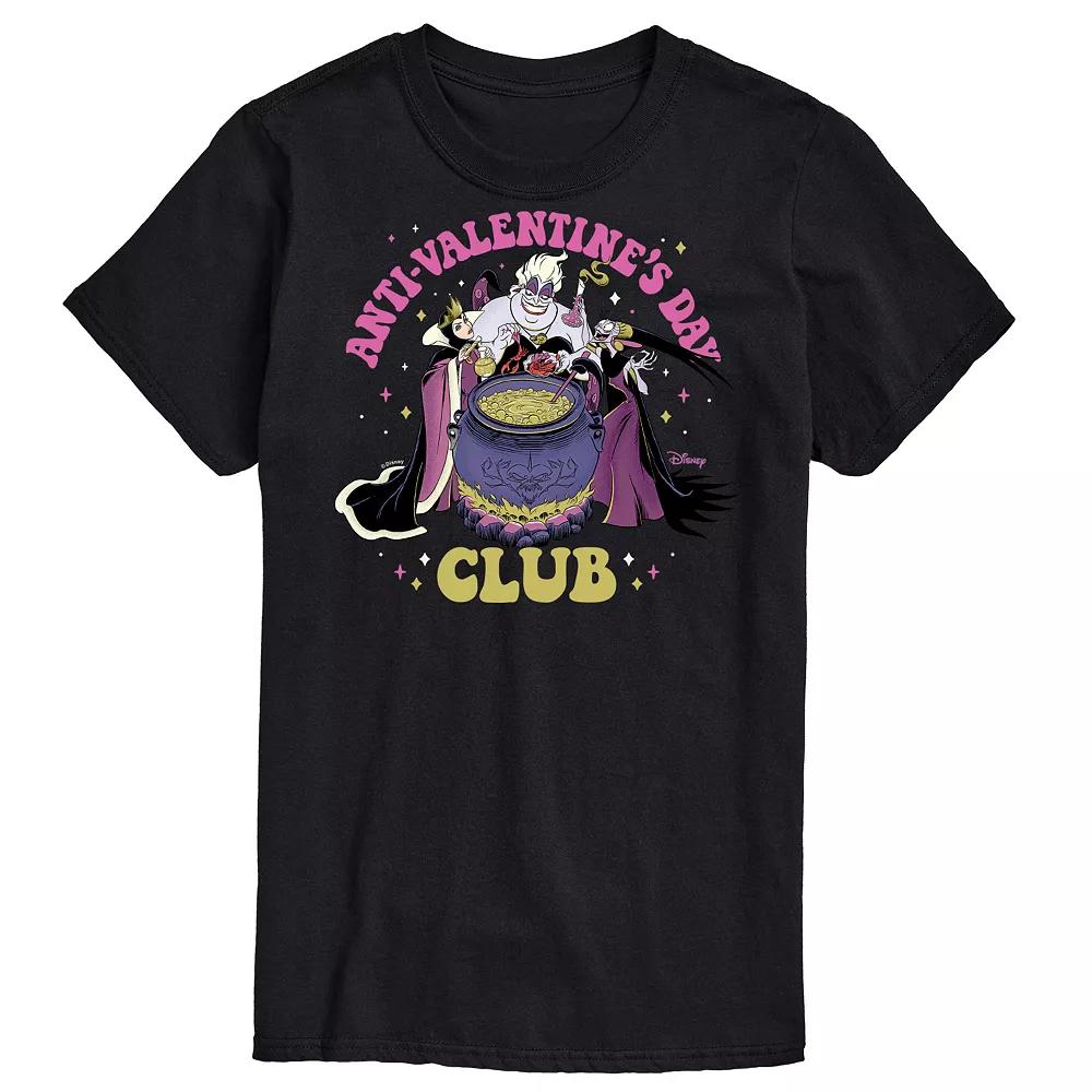Disney Villains Ursula Men's Anti Valentines Day Club Graphic Tee,  Product Image