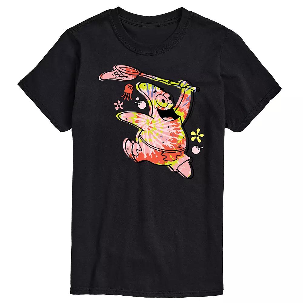 Men's SpongeBob SquarePants Tie Dye Patrick Graphic Tee,  Product Image