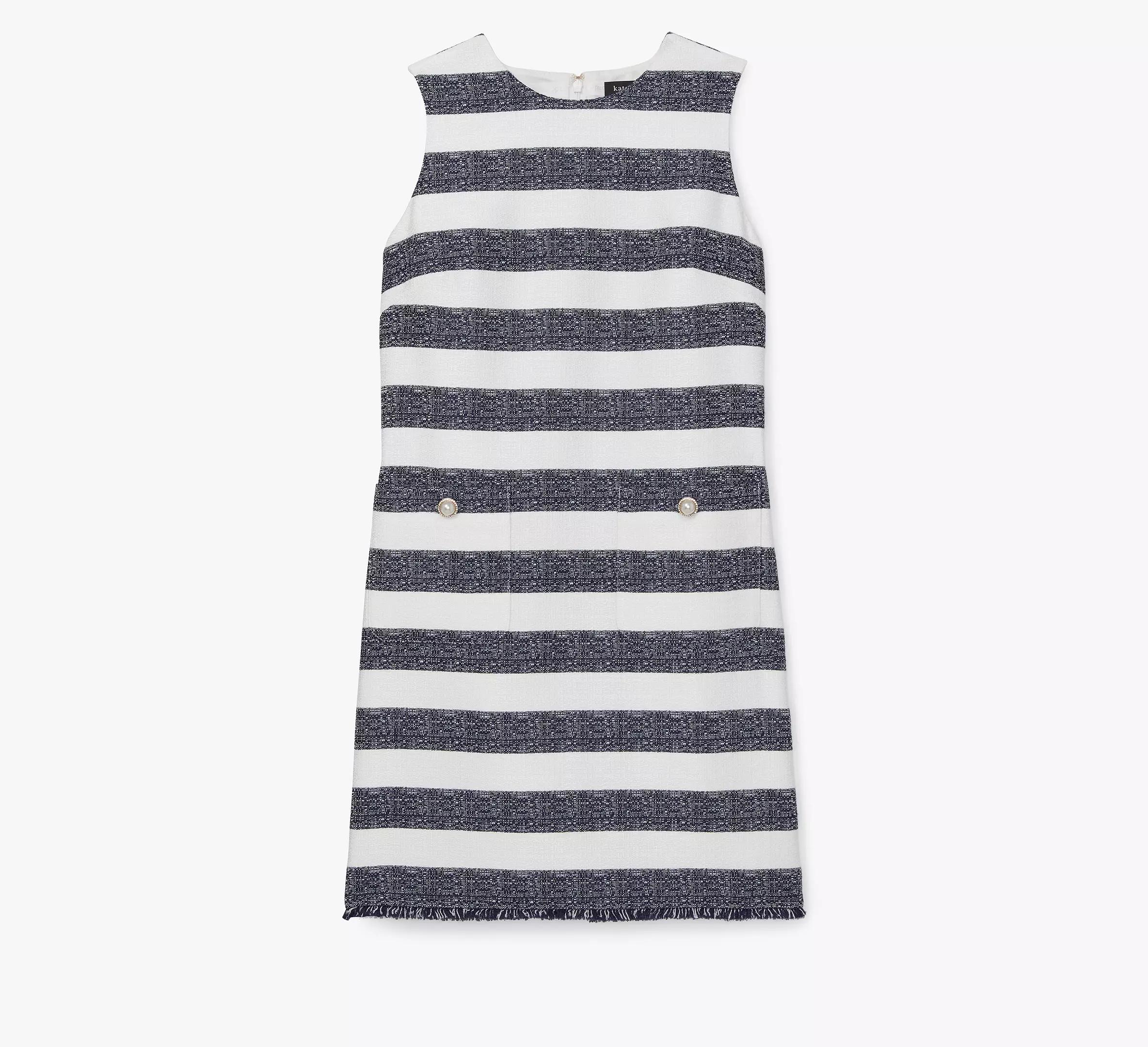 Sailor Stripe Tweed Shift Dress Product Image