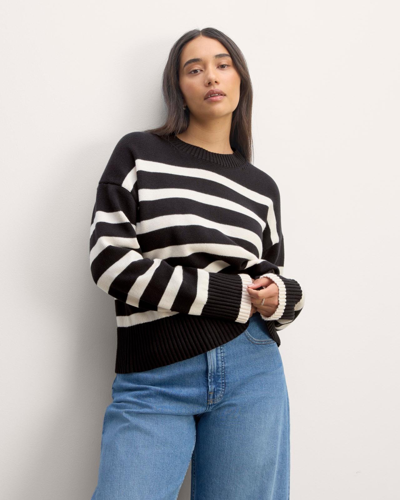 Womens Boxy Sweater in Everyday Cotton by Everlane Product Image