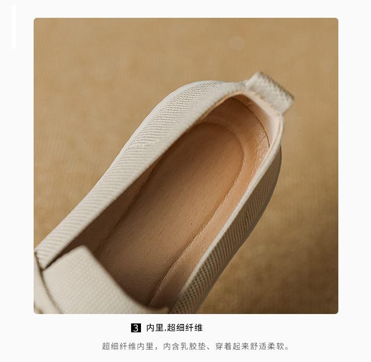 Faux Pearl Platform Slip-Ons Product Image