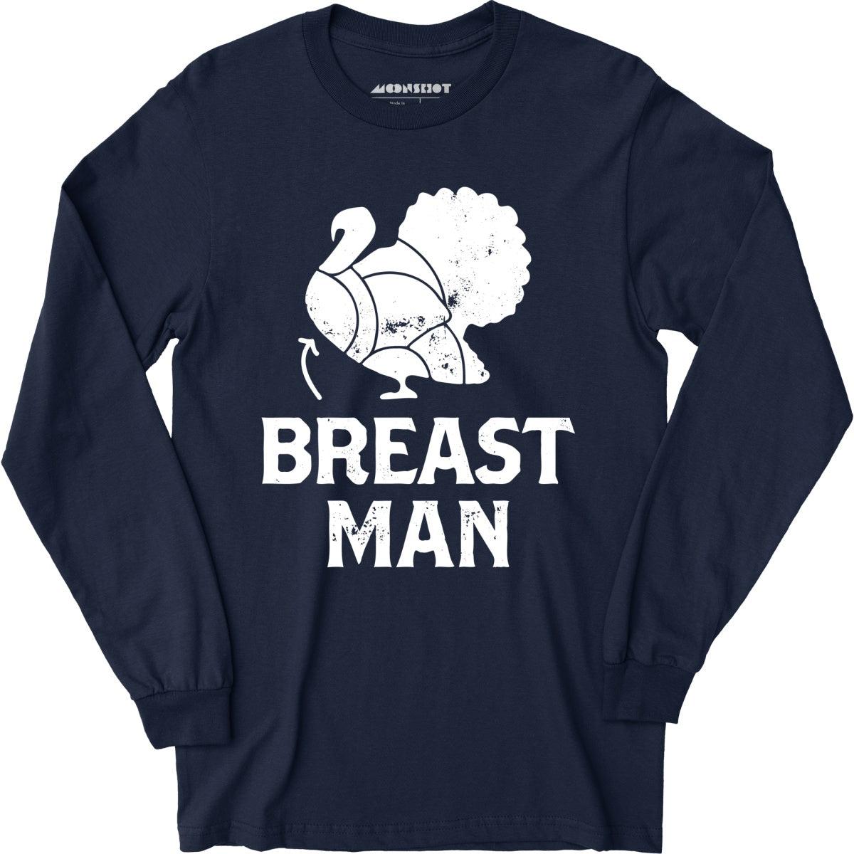 Breast Man - Long Sleeve T-Shirt Male Product Image