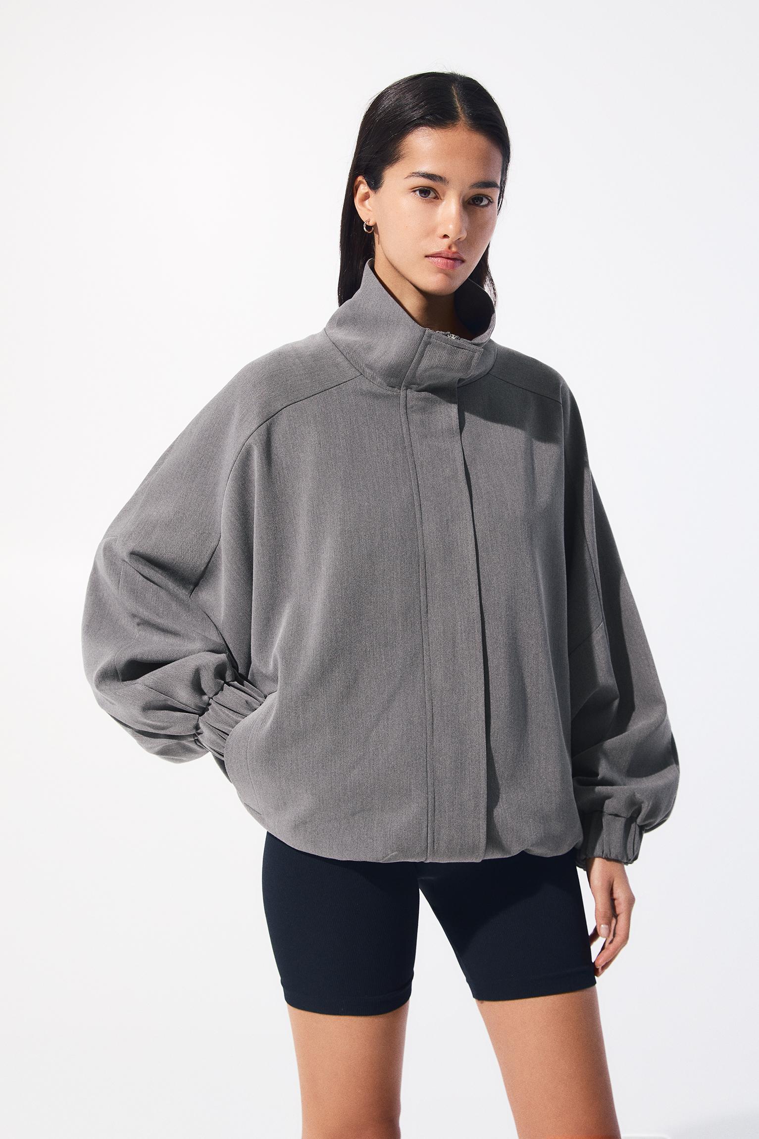 Oversize turtleneck jacket Product Image