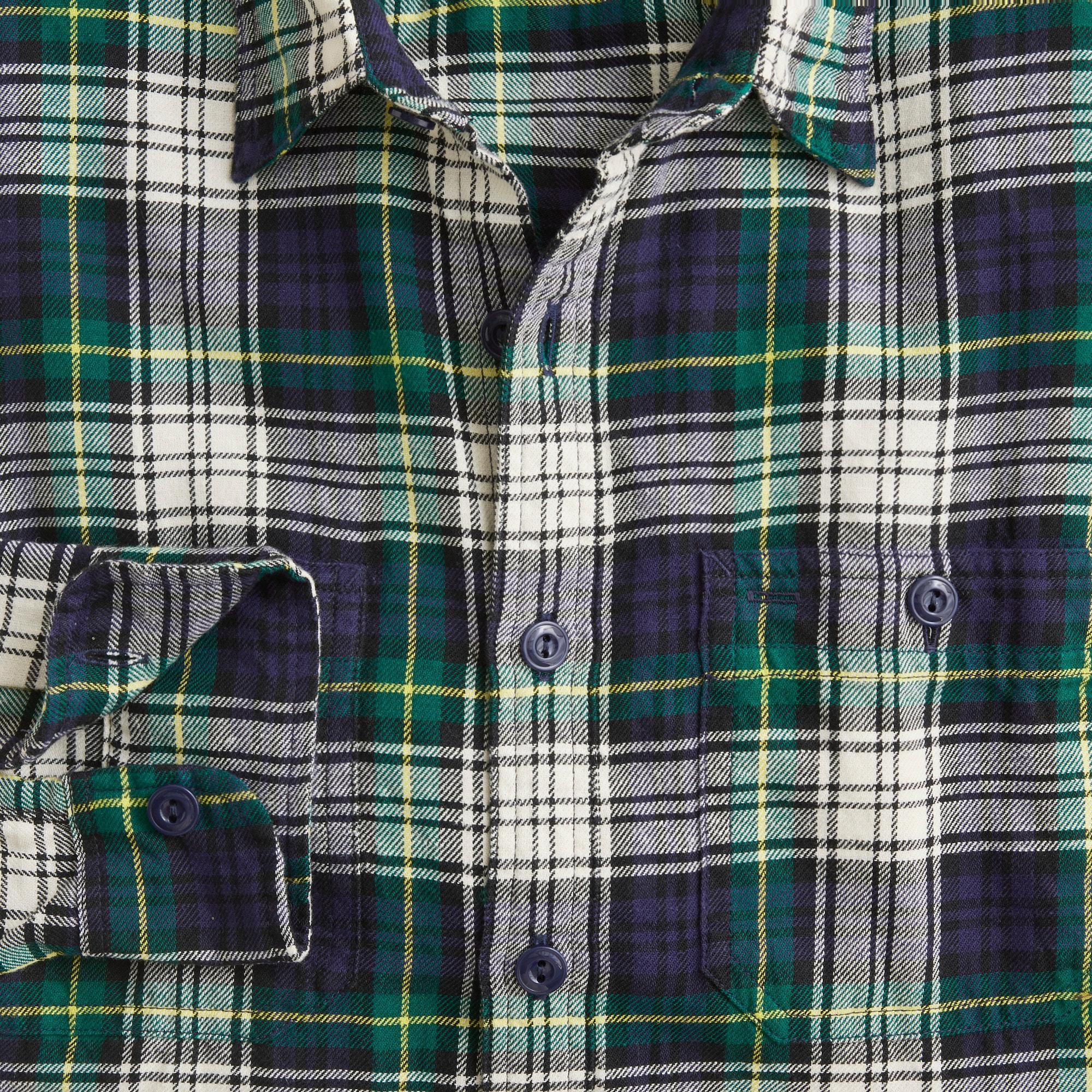 Cotton-hemp blend twill workshirt Product Image