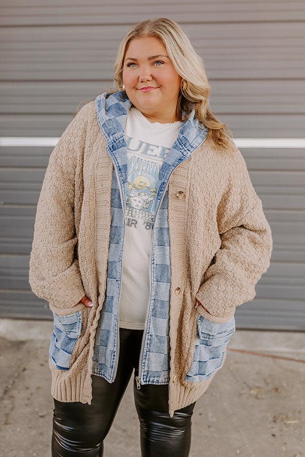 Cafe Cuddles Knit Jacket Curves Product Image