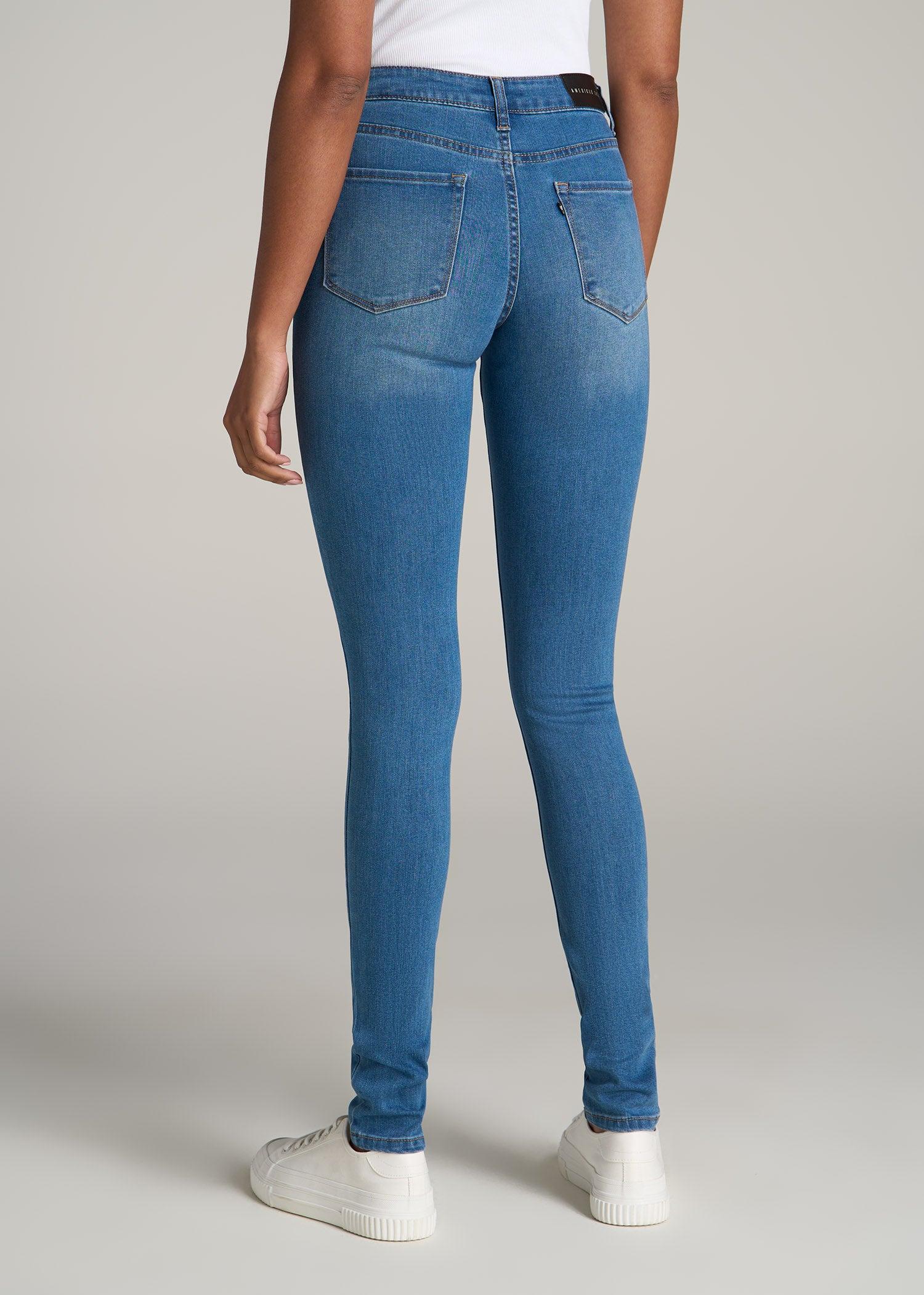 Sarah MID RISE SKINNY Tall Women's Jean in Bright Mid Blue Female Product Image