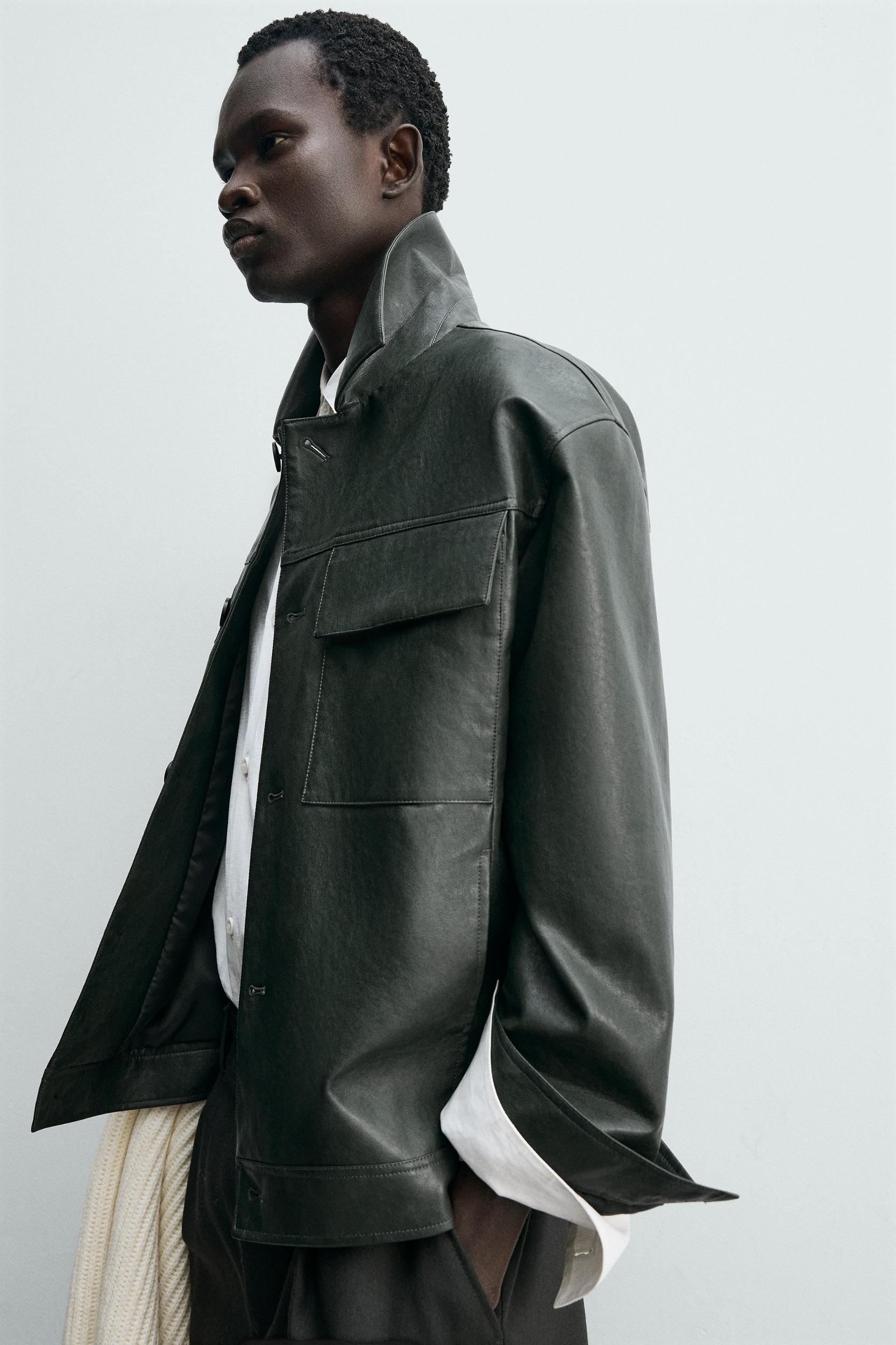 FAUX LEATHER JACKET Product Image