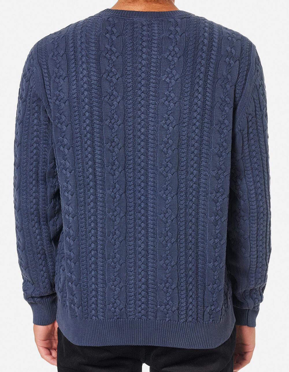 KATIN Fisherman Mens Sweater - NAVY Product Image