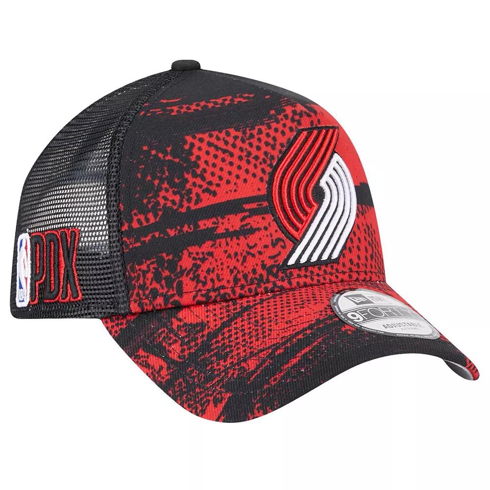 New Era Mens Portland Trail Blazers New Era Trailblazers A Frame OTC NBA 24 Tip Off Hat - Mens Product Image