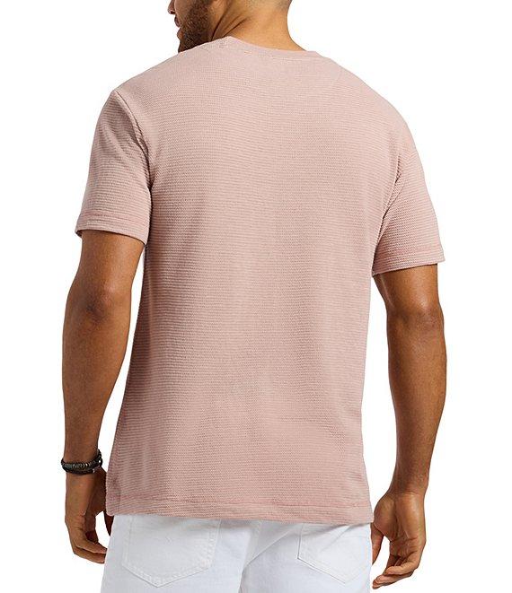Buffalo David Bitton Karlton Textured Knit Crewneck T-Shirt Product Image