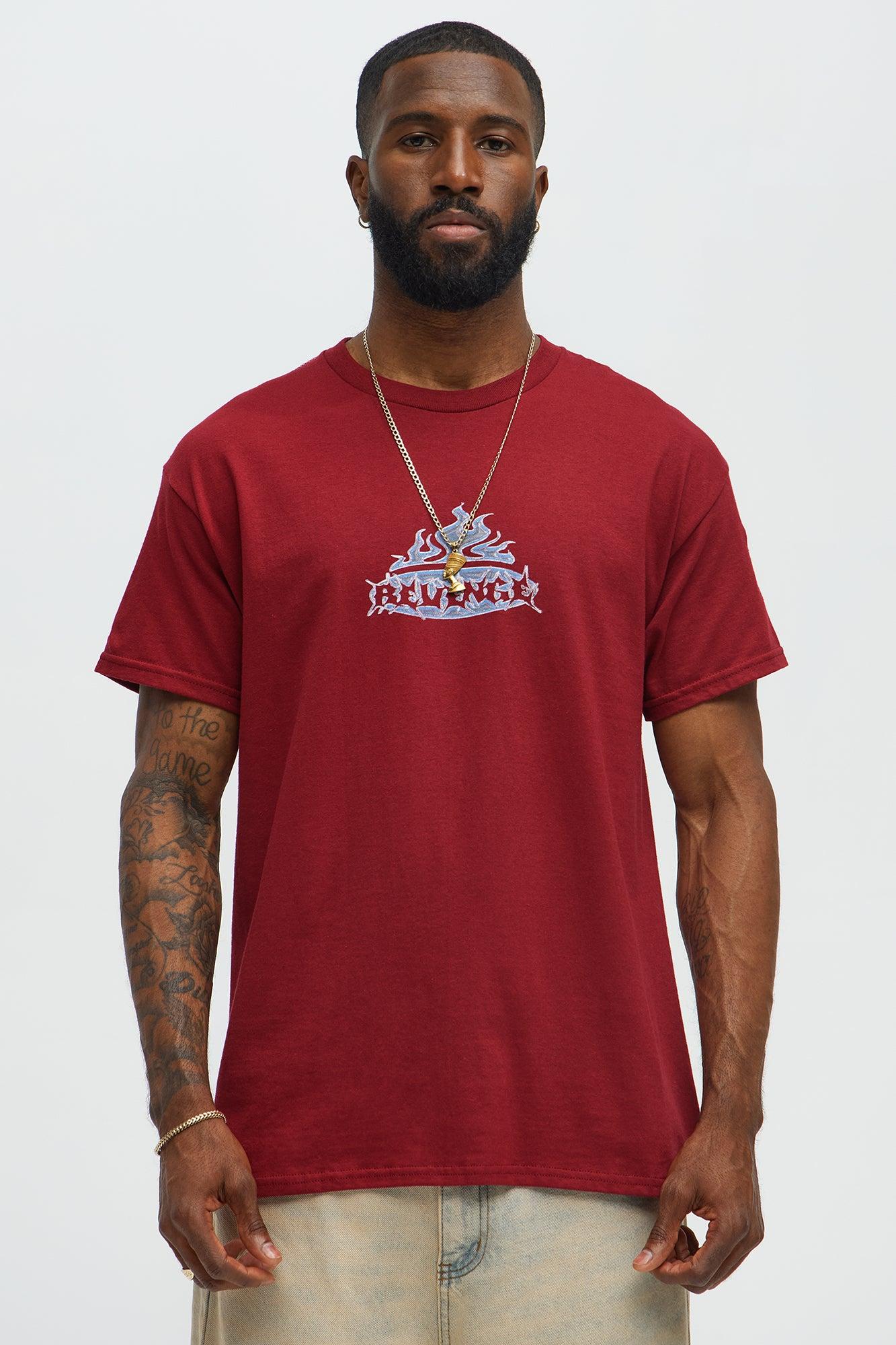 Vengeance Runs Deep Short Sleeve Tee - Red Male Product Image