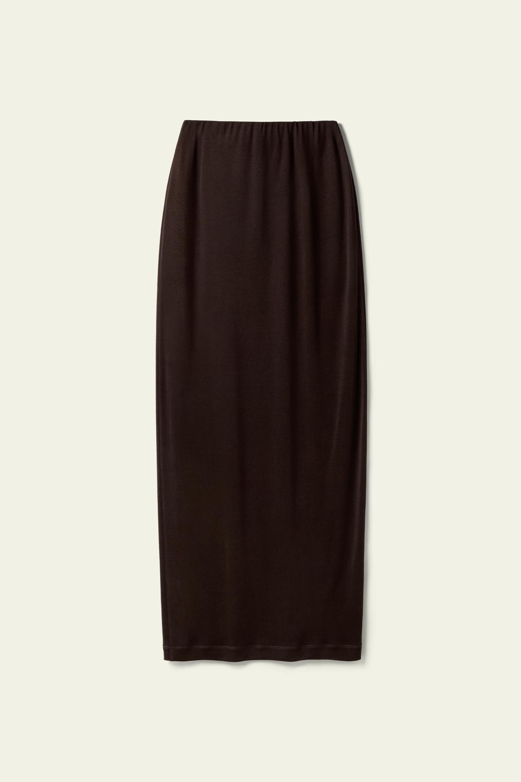 LILYSILK Womens Silk Midi Skirt | Black Pure Silk | Lightweight Knee-To-Calf Skirt 12 Product Image
