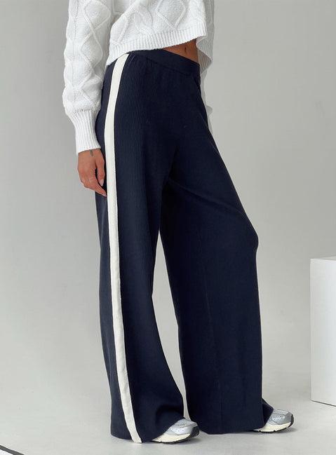 Albright Pants Navy / Milk Product Image