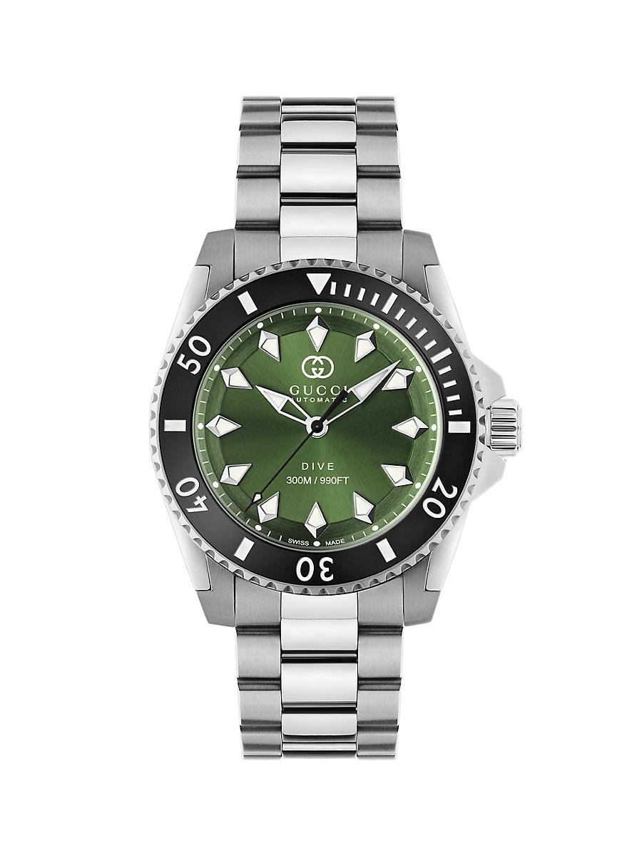 Mens Dive Stainless Steel Bracelet Watch/40MM Product Image
