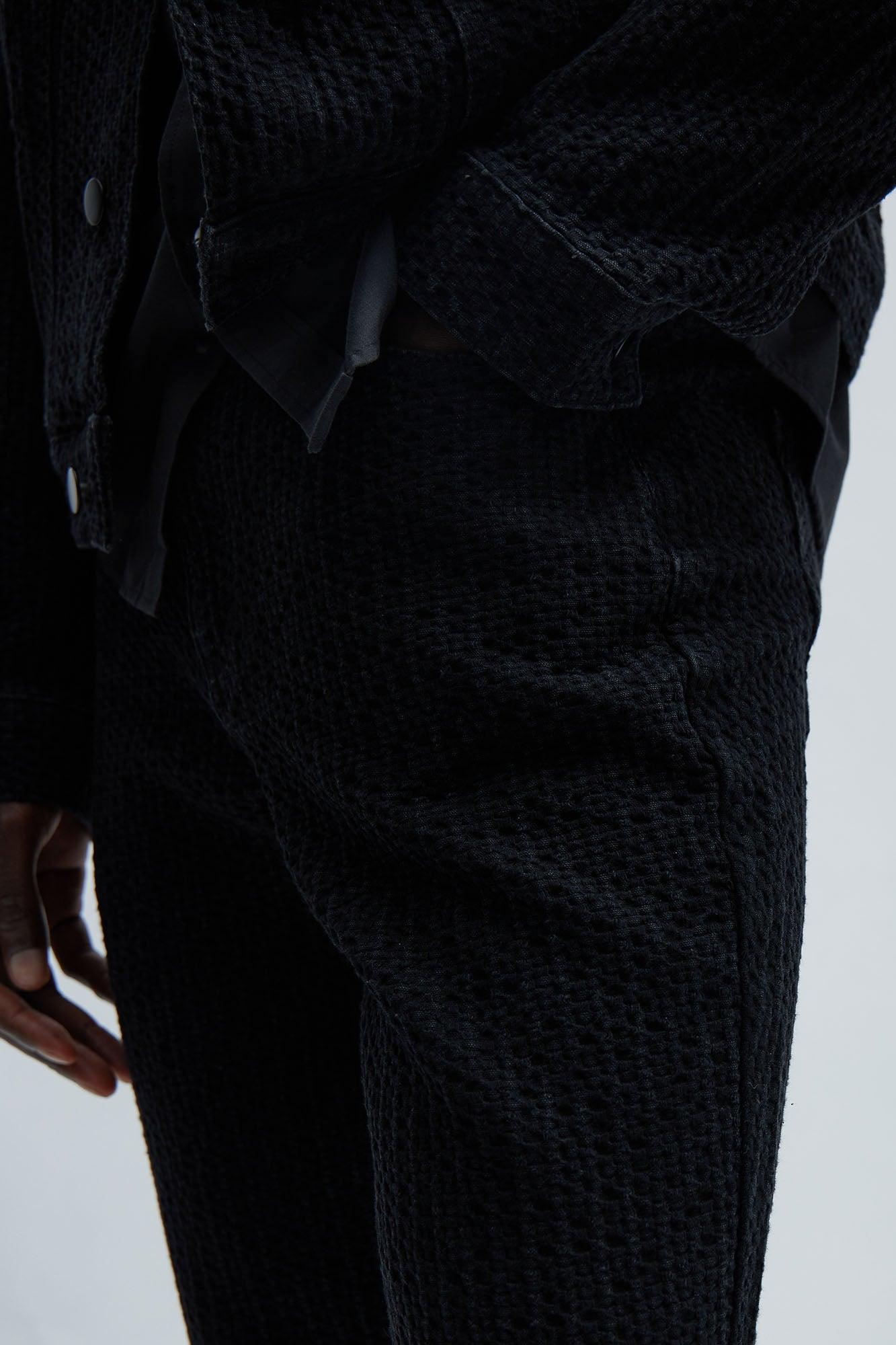 Warsaw Stacked Slim Flare Jeans - Black Product Image