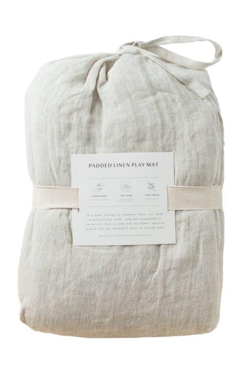 Creative Women Stone Washed Linen Quilted Playmat Product Image