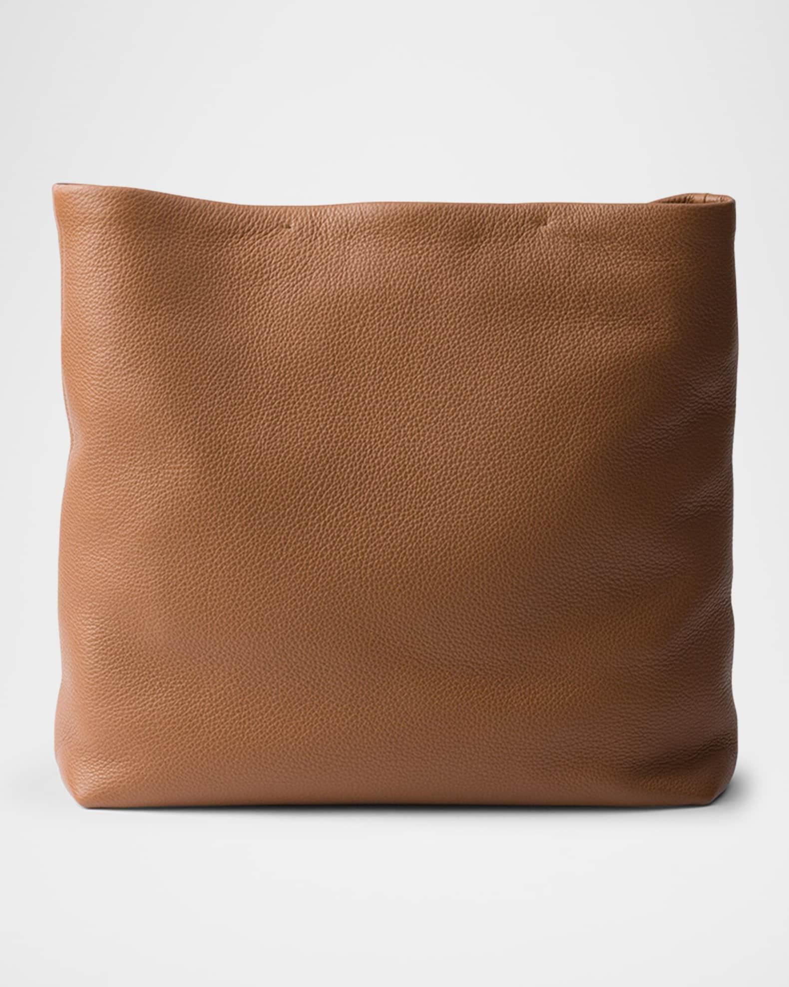 Men's Textured Leather Tote Bag Product Image