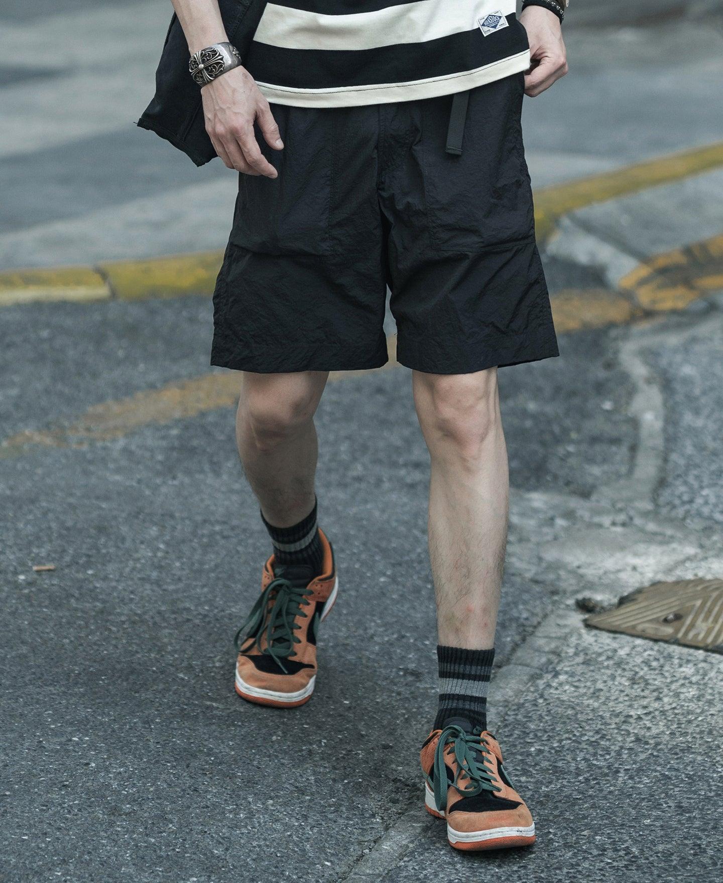 Nylon Climbers' Shorts - Black Product Image