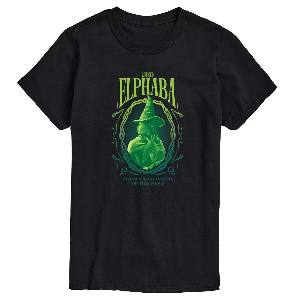 Big & Tall Wicked Elphaba Wicked Witch Of The West Graphic Tee, Men's,  Product Image