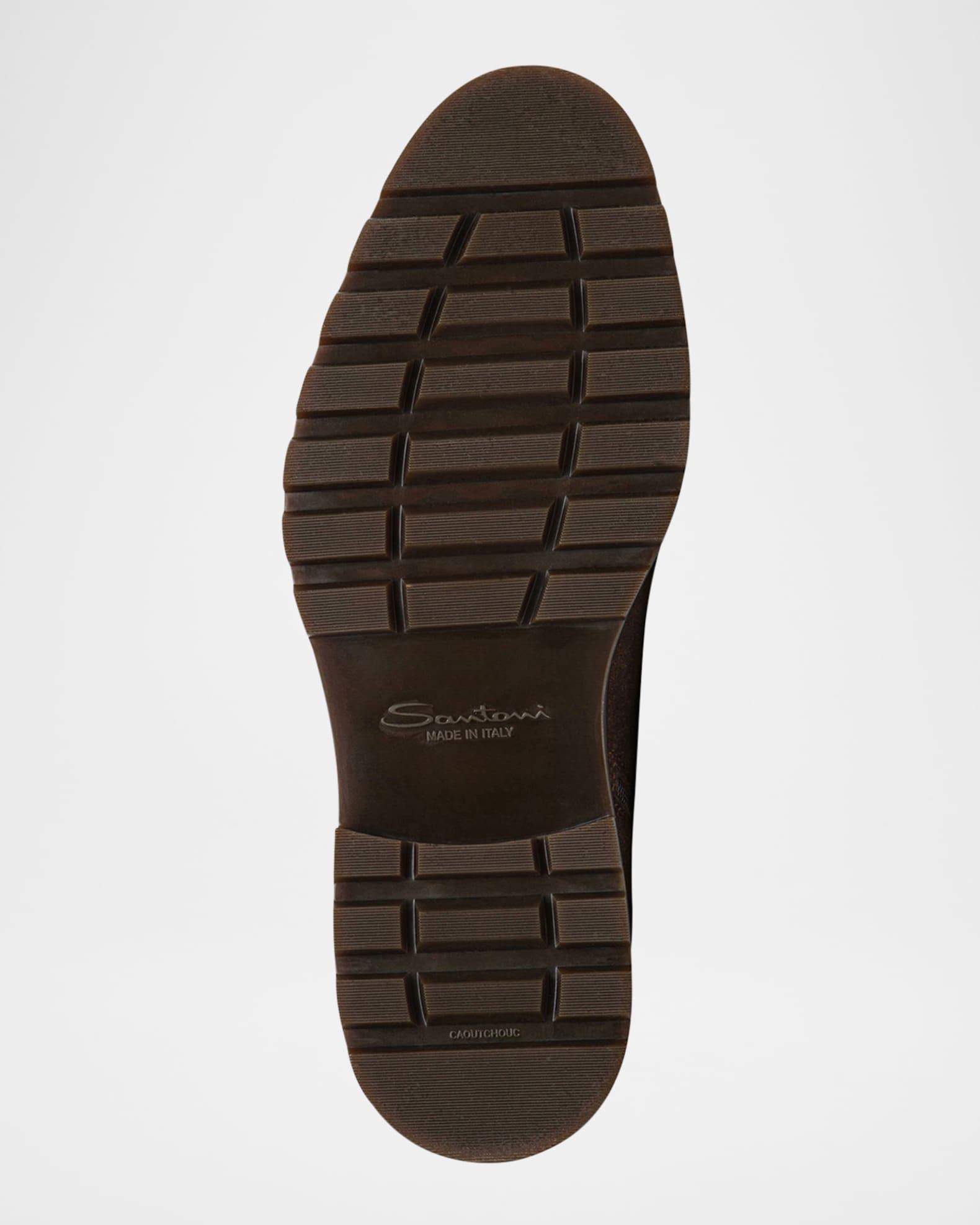 Men's Flair Suede Side-Zip Lace-Up Boots Product Image