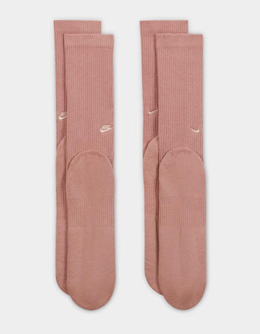 NIKE Everyday 2 Pack Cushioned Crew Socks - MAUVE Product Image