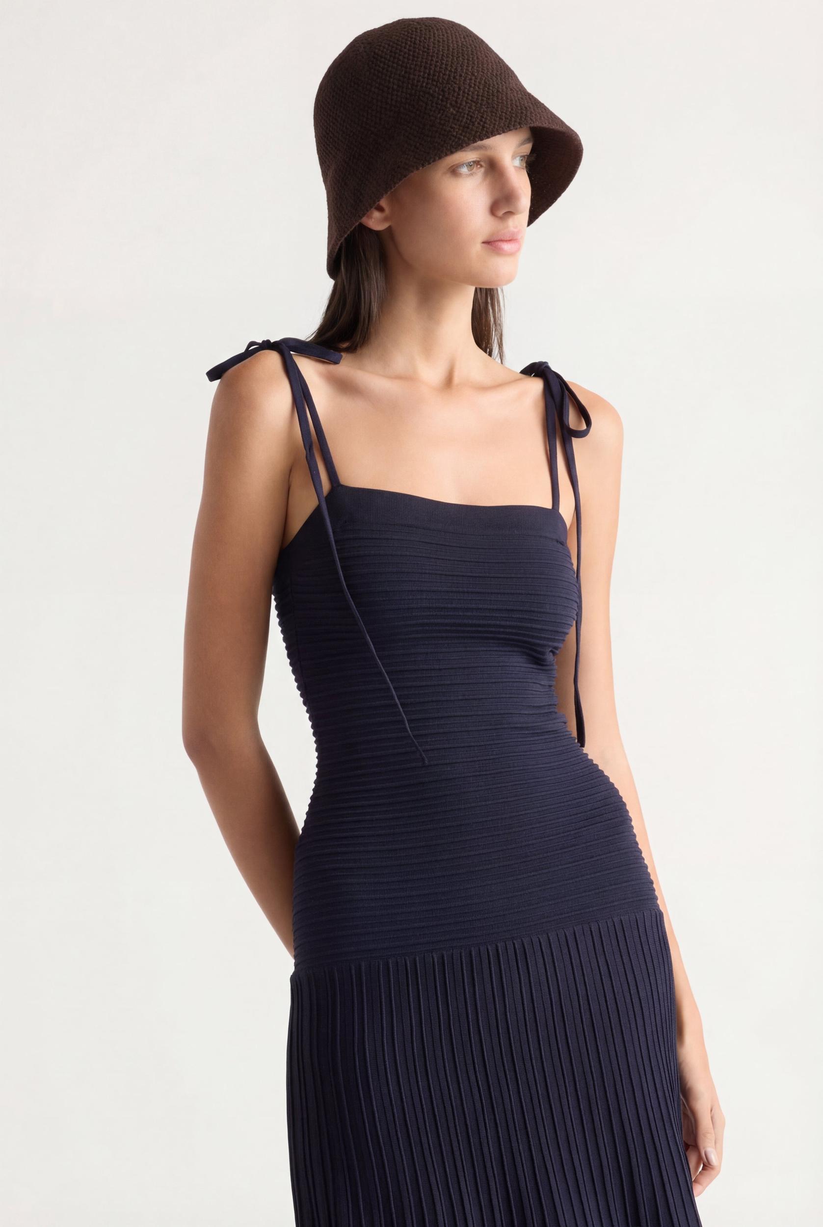 Chan Ottoman-Knit Dress Product Image
