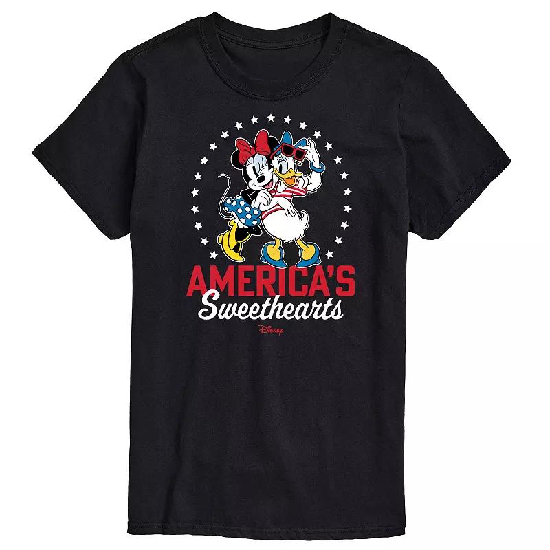 Disney's Minnie Mouse & Daisy Duck Men's America's Sweethearts Graphic Tee,  Product Image