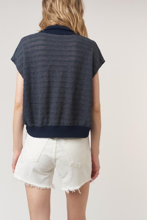 Saal Textured Striped Top Product Image