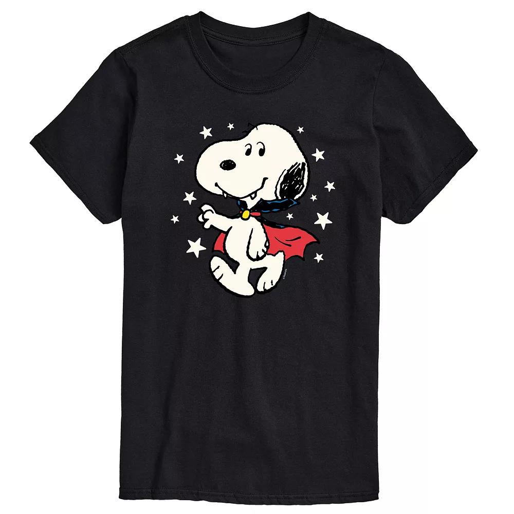 Men's Peanuts Halloween Vampire Glow Tee,  Product Image