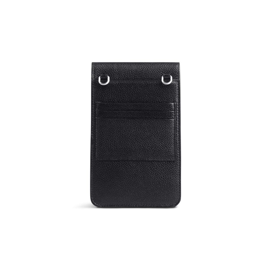 Cash Phone And Card Holder in Black/white Product Image