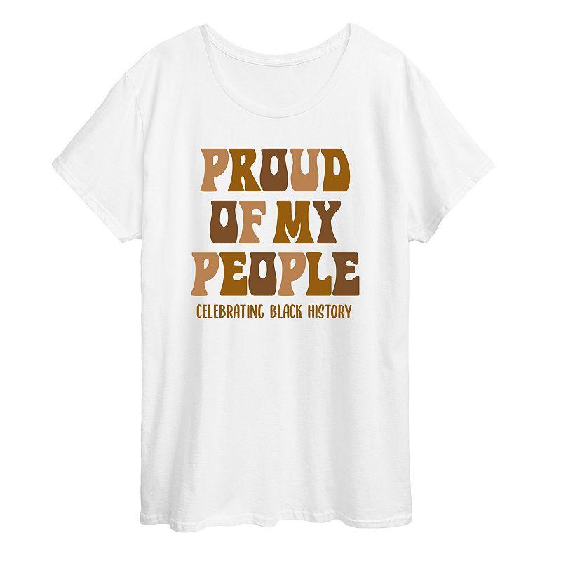 Plus Proud Of My People Graphic Tee, Women's,  Product Image
