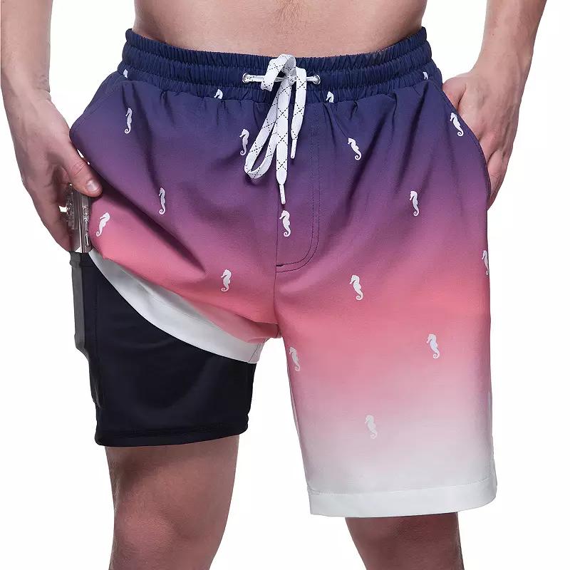 Men's Rokka&Rolla 7-in. Stretch Swim Trunks,  Product Image