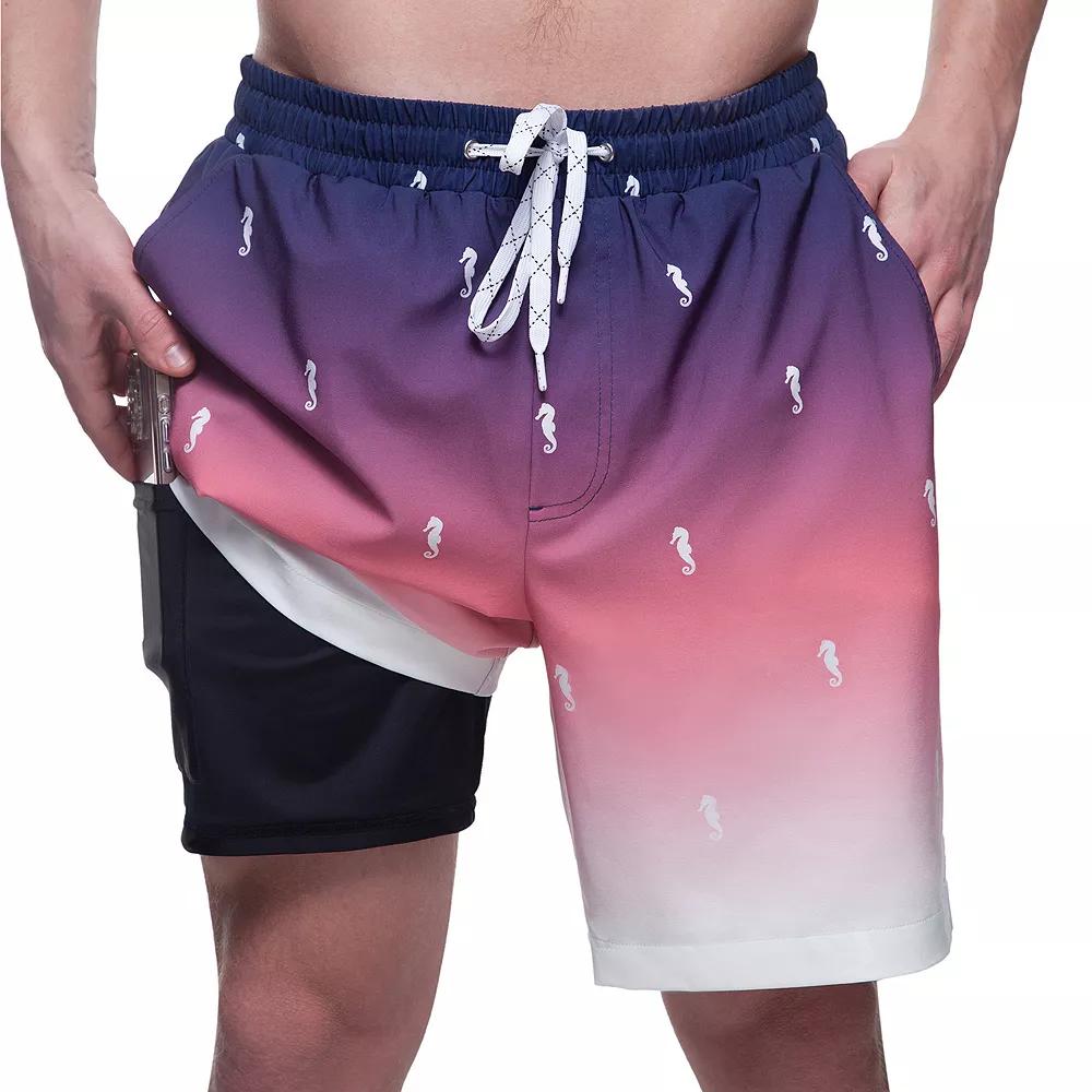 Men's Rokka&Rolla 7-in. Stretch Swim Trunks,  Product Image