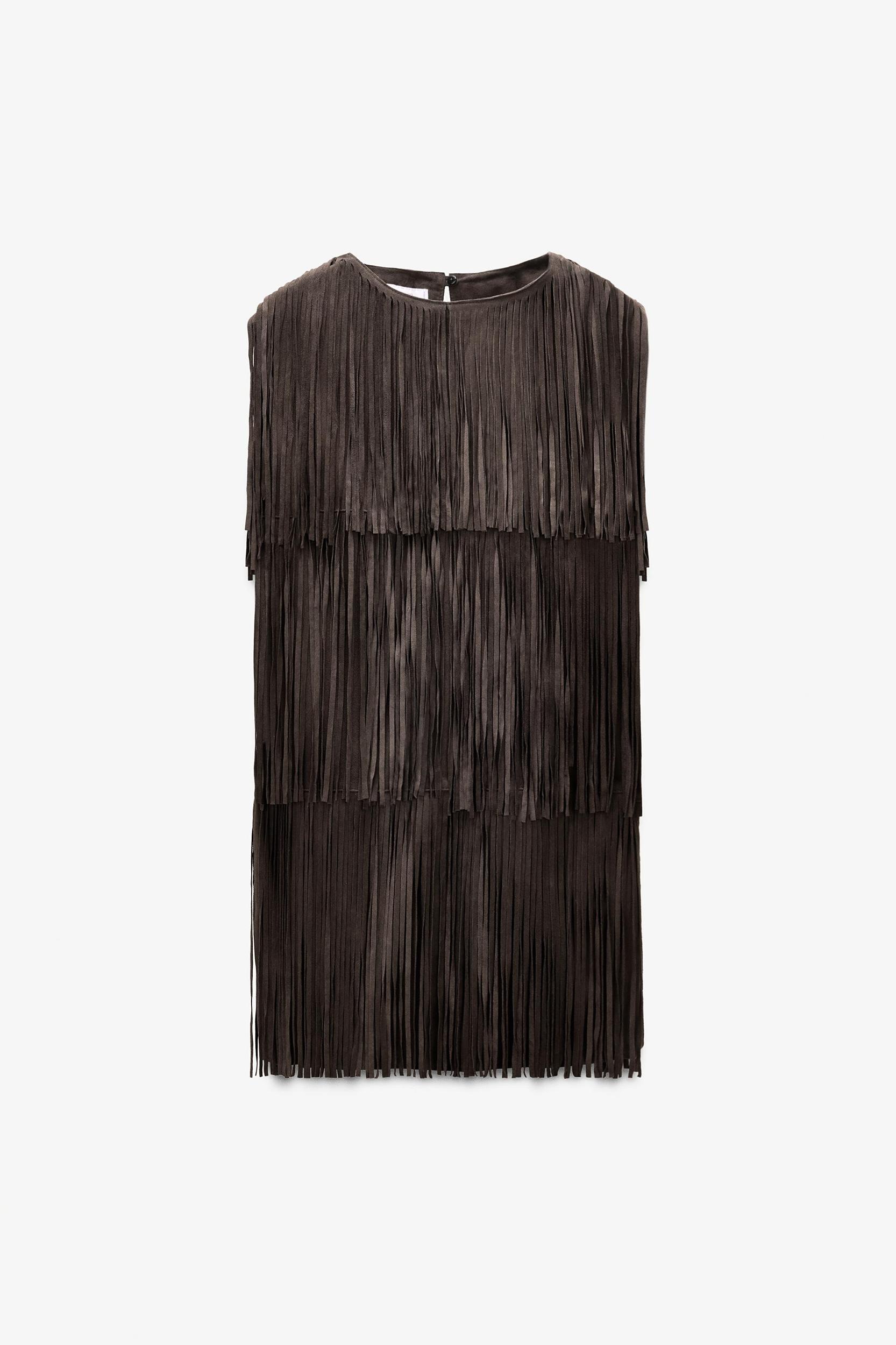 LIMITED EDITION SUEDE FRINGE DRESS Product Image
