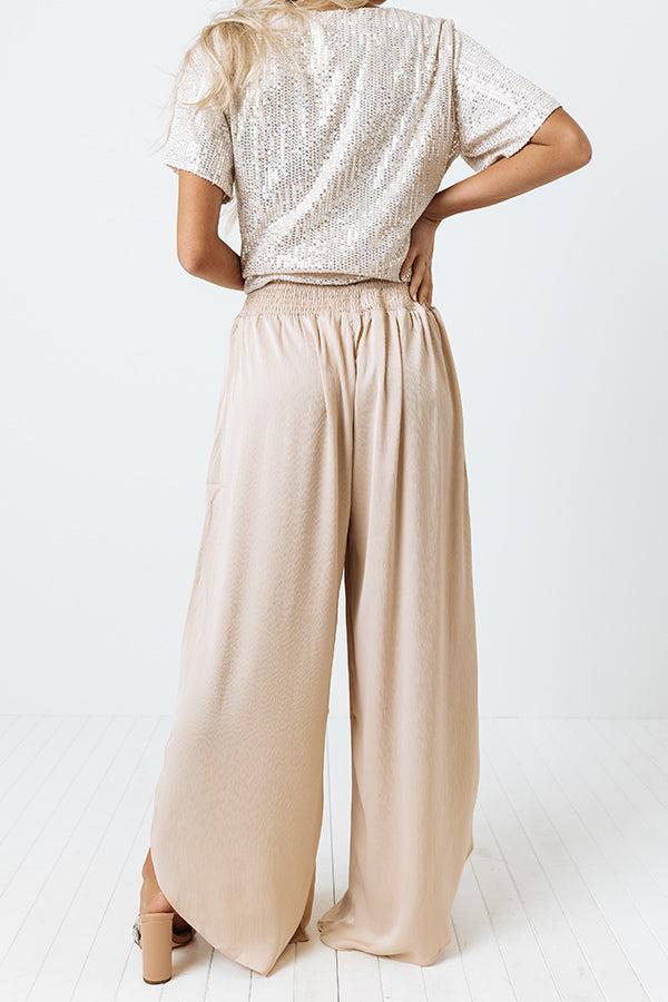 The Barrett High Waist Pants In Champagne Product Image