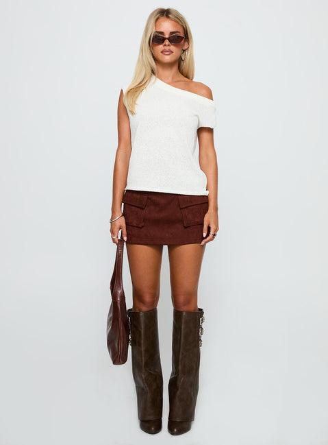 Ashfield Off Shoulder Top White Product Image