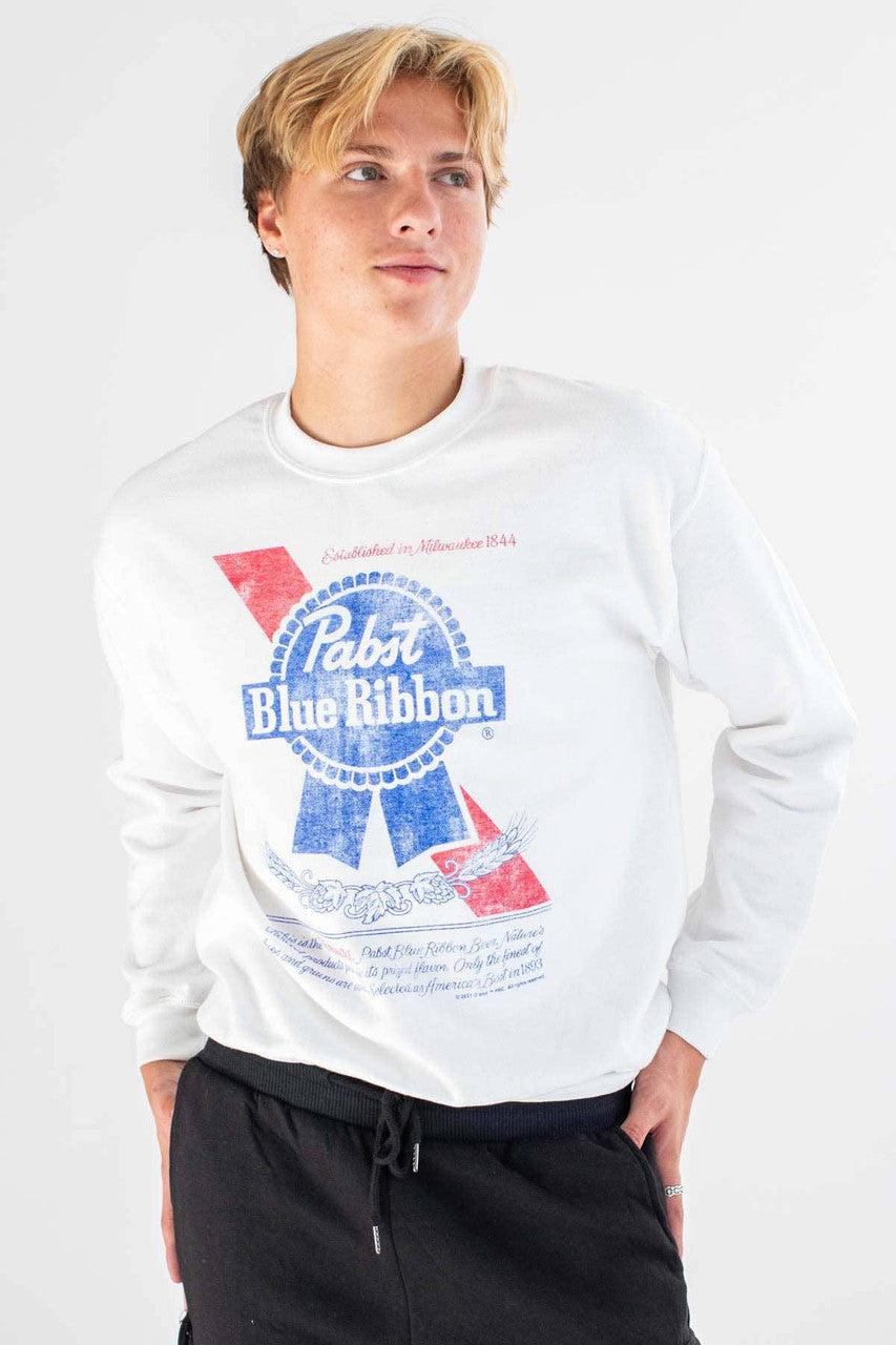 Retro Pabst Blue Ribbon Sweatshirt Product Image