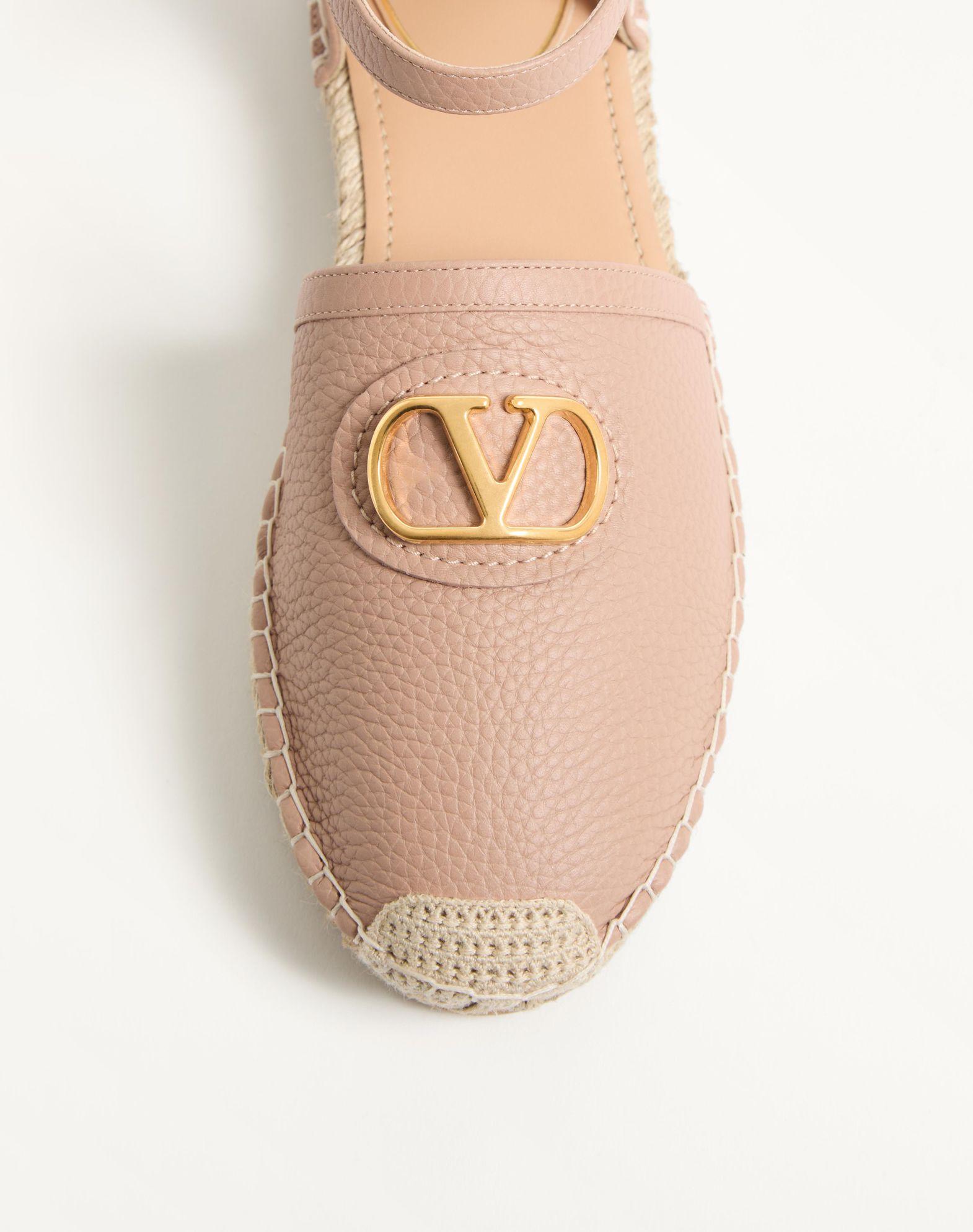 Vlogo Signature Ballerina In Grainy Calfskin 25Mm Product Image