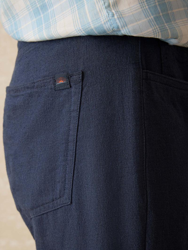 Movement™ Linen 5-Pocket Pant - Deep Sea Navy Product Image
