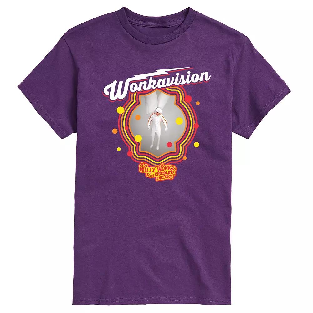 Men's Willy Wonka Wonkavision Graphic Tee,  Product Image