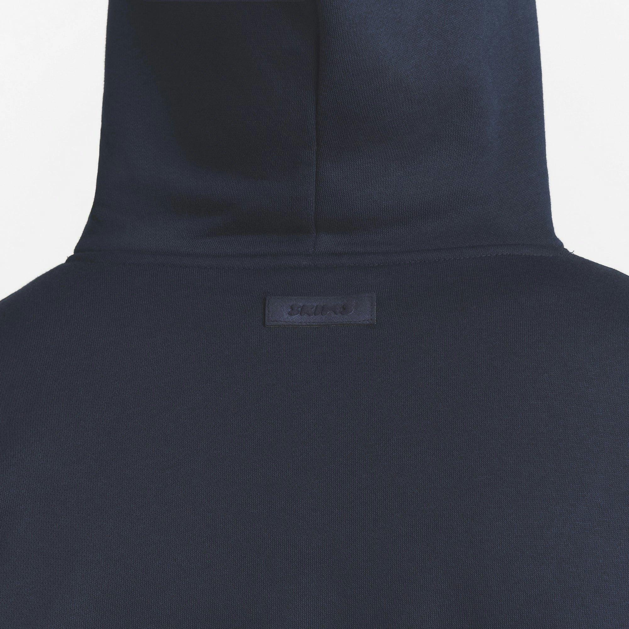 FLEECE LOUNGE MENS RELAXED HOODIE | NAVY Product Image
